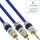 InLine® Cinch/Klinke Kabel, PREMIUM, 2x Cinch Stecker an 3,5mm Klinke, 5m