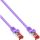 InLine Patchkabel, S/FTP (PiMf), Cat.6, 250MHz, PVC, Kupfer, purple, 0,3m