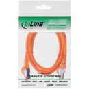 InLine Patchkabel, S/FTP (PiMf), Cat.6, 250MHz, PVC, Kupfer, orange, 0,5m