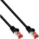 InLine® Patchkabel, S/FTP (PiMf), Cat.6, 250MHz, PVC, Kupfer, schwarz, 2m