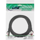 InLine® Patchkabel, S/FTP (PiMf), Cat.6, 250MHz, PVC, Kupfer, schwarz, 3m