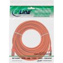 InLine® Patchkabel, S/FTP (PiMf), Cat.6, 250MHz, PVC, Kupfer, orange, 5m