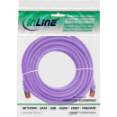 InLine® Patchkabel, S/FTP (PiMf), Cat.6, 250MHz, PVC, Kupfer, violett, 5m