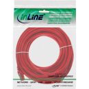 InLine Patchkabel, S/FTP (PiMf), Cat.6, 250MHz, PVC, Kupfer, rot, 5m