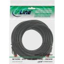 InLine® Patchkabel, S/FTP (PiMf), Cat.6, 250MHz, PVC, Kupfer, schwarz, 5m