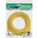 InLine® Patchkabel, S/FTP (PiMf), Cat.6, 250MHz, PVC, Kupfer, gelb, 5m