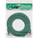 InLine® Patchkabel, S/FTP (PiMf), Cat.6, 250MHz, PVC, Kupfer, grün, 15m