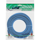 InLine Patchkabel, S/FTP (PiMf), Cat.6, 250MHz, PVC, Kupfer, blau, 30m