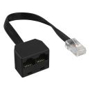 InLine® ISDN Verteiler, 1x RJ45 ST / 2x RJ45 BU,...