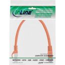 InLine Patchkabel, SF/UTP, Cat.5e, orange, 0,3m