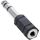 InLine Audio Adapter, 6,3mm Klinke Stecker an 3,5mm Klinke Buchse, Stereo