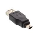 InLine USB 2.0 Adapter, Buchse A auf Mini-5pol Stecker