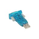 InLine USB zu Seriell Adapter, Stecker A an 9pol Sub D...