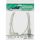 InLine USB 2.0 Kabel, A an B links abgewinkelt, transparent, 2m