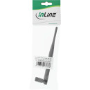 InLine WLAN Gummi Antenne, für AP und Router, SMA, 5dBi