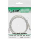 InLine USB 2.0 Kabel, A an B, transparent, 5m