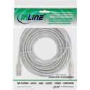 InLine USB 2.0 Kabel, A an B, transparent, 10m