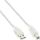 InLine USB 2.0 Kabel, A an B, transparent, 10m