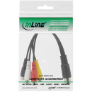 InLine® DIN Adapterkabel 5pol DIN Stecker auf 4x...