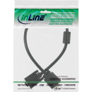 InLine S-VGA Verlängerung, 15pol HD Stecker / Buchse, schwarz, 0,3m