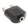 InLine Audio Adapter, 3,5mm Klinke Buchse Stereo an 2x Cinch Stecker