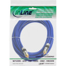 InLine Cinch Kabel AUDIO, PREMIUM, vergoldete Stecker, 1x Cinch Stecker / Stecker, 1m