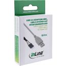 InLine® USB 2.0 Adapterkabel, Stecker A auf...