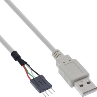 InLine® USB 2.0 Adapterkabel, Buchse A auf Pfostenanschluss, 0,40m