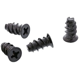 InLine® Lüfterschrauben, 5,0x10,0mm, schwarz 50er Pack