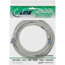 InLine® Patchkabel, S/FTP (PiMf), Cat.6A, halogenfrei, grau, 10m