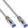 InLine® Patchkabel, S/FTP (PiMf), Cat.6A, halogenfrei, grau, 10m