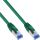 InLine® Patchkabel, S/FTP (PiMf), Cat.6A, halogenfrei, grün, 3m