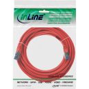 InLine Patchkabel, S/FTP (PiMf), Cat.6A, 500MHz, halogenfrei, Kupfer, rot, 7,5m