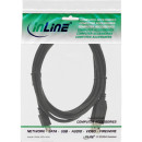 InLine Micro-USB 2.0 Kabel, USB-A Stecker an Micro-B Stecker, schwarz, 1,5m