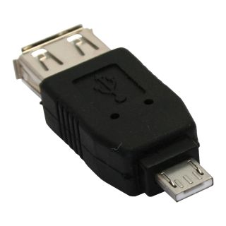 InLine Micro-USB Adapter, Micro-A Stecker an USB A Buchse