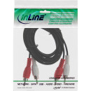 InLine® Cinch Kabel, 2x Cinch, Stecker / Stecker, 20m