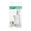 InLine Adapter, 9pol Sub D Buchse an RJ45 Buchse, metallisiert