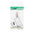 InLine® Adapter, 9pol Sub D Stecker an RJ45 Buchse, metallisiert