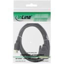 InLine HDMI-DVI Kabel, vergoldete Kontakte, HDMI Stecker auf DVI 18+1 Stecker, 1,5m