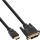 InLine® HDMI-DVI Kabel, vergoldete Kontakte, HDMI ST auf DVI 18+1 ST, 7,5m