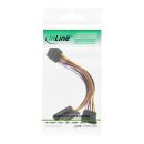 InLine® SATA Stromadapterkabel, SATA Stecker /...