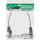 InLine® Patchkabel, SF/UTP, Cat.5e, transparent, 0,25m