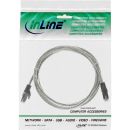 InLine Patchkabel, SF/UTP, Cat.5e, transparent, 2m