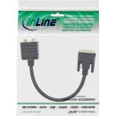 InLine® DVI-I Adapterkabel, DVI-I Stecker auf...