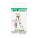 InLine® Lüfter Adapterkabel, 2x 12V und 2x 5V,...