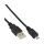 InLine Micro-USB 2.0 Kabel, USB-A Stecker an Micro-B Stecker, schwarz, 1,8m