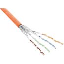 InLine Patchkabel Cat.6 S/FTP (PiMf), orange, AWG27, PVC,...