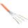 InLine Patchkabel Cat.6 S/FTP (PiMf), orange, AWG27, PVC, CU, 100m