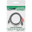 InLine® USB 2.0 Y-Anschlusskabel, 2x Stecker A an...