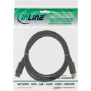 InLine DisplayPort Kabel, schwarz, vergoldete Kontakte, 1m